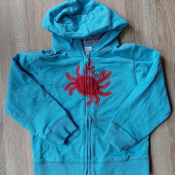 2008 nwot Gymboree crab hoodie - Picture 10 of 14